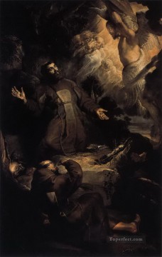 ピーター・パウル・ルーベンス Painting - 聖フランシスコの汚名 ピーター・パウル・ルーベンス
